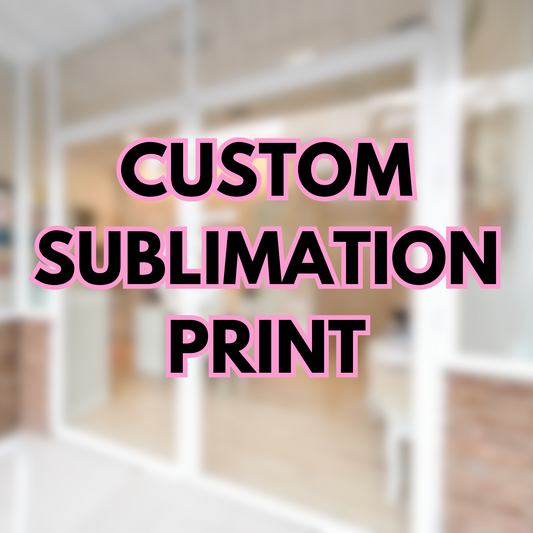 Custom Sublimation Print