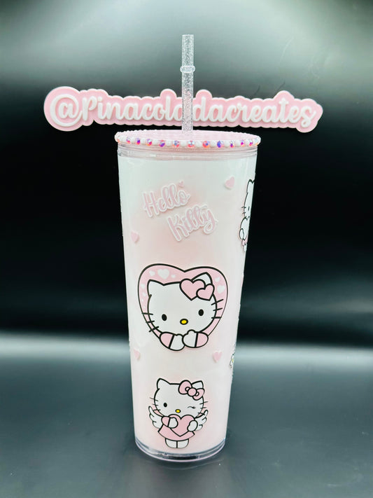 Hello Kitty Snowglobe Tumbler