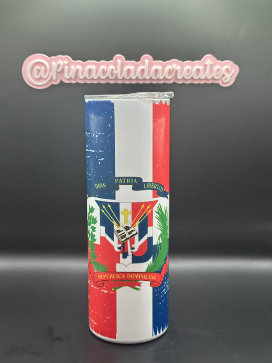 Dominican Flag Tumbler