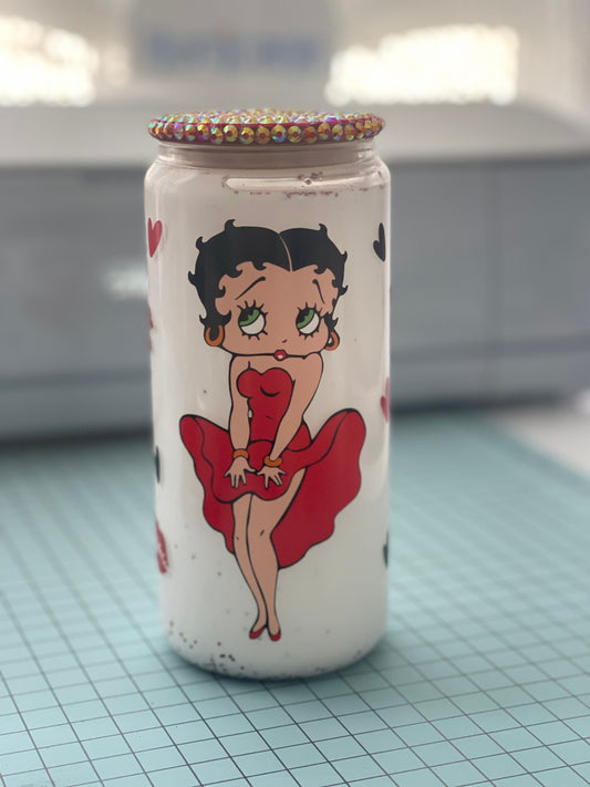 Betty Boop Snowglobe Tumbler